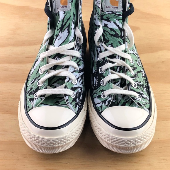 Converse x Carhartt WIP Chuck Taylor 70 Hi White Hinterland Sneakers Multi Size - Picture 7 of 9